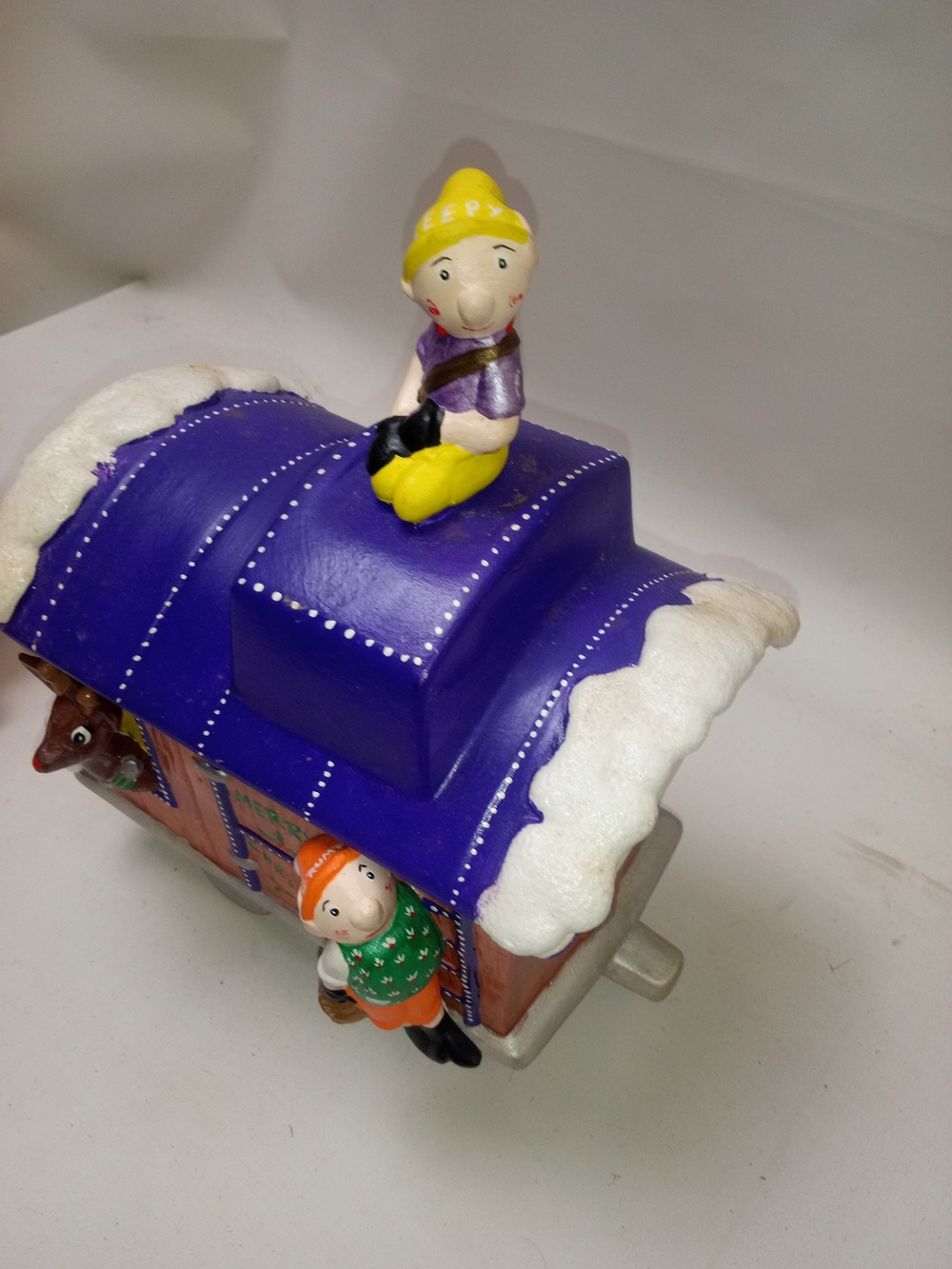 Vintage Glenview Mold Send On Train With Elf
